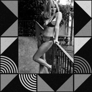 zwart wit bikini