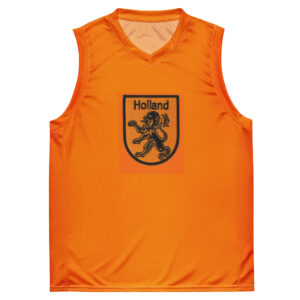Recycled unisex basketball jersey